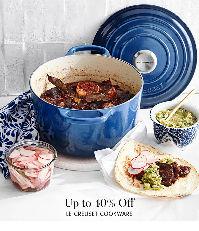 Up to 40% Off Le Creuset COOKWARE