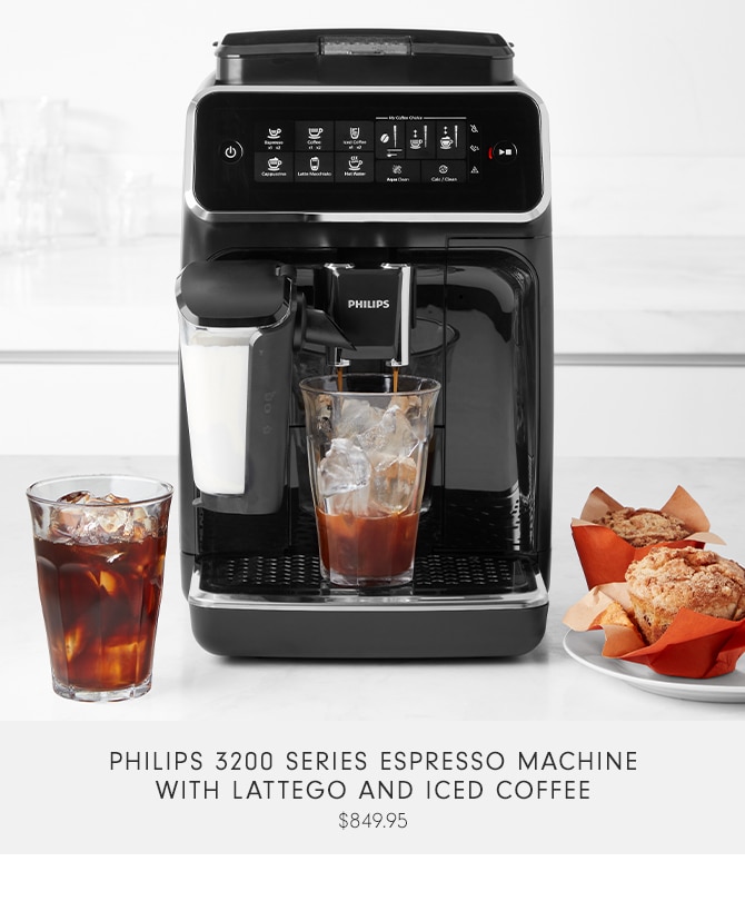 Philips 3200 Series Espresso Machine with LatteGo and Iced Coffee - $849.95