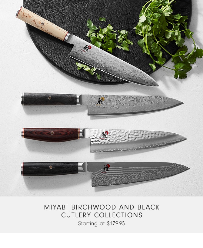 Miyabi Birchwood and Black Cutlery CollectionS - Starting at $179.95