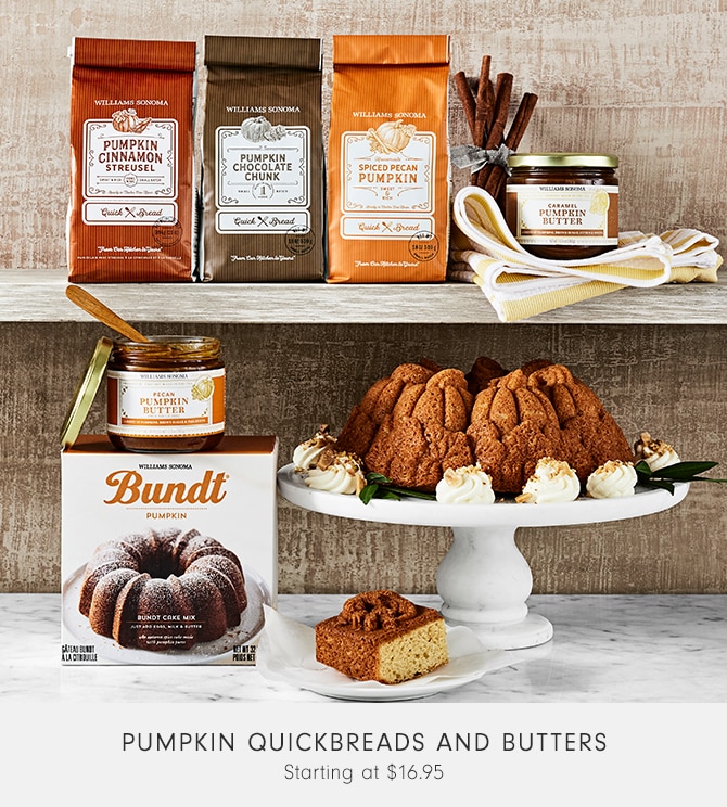 Pumpkin Quickbreads and Butters - Starting at $16.95