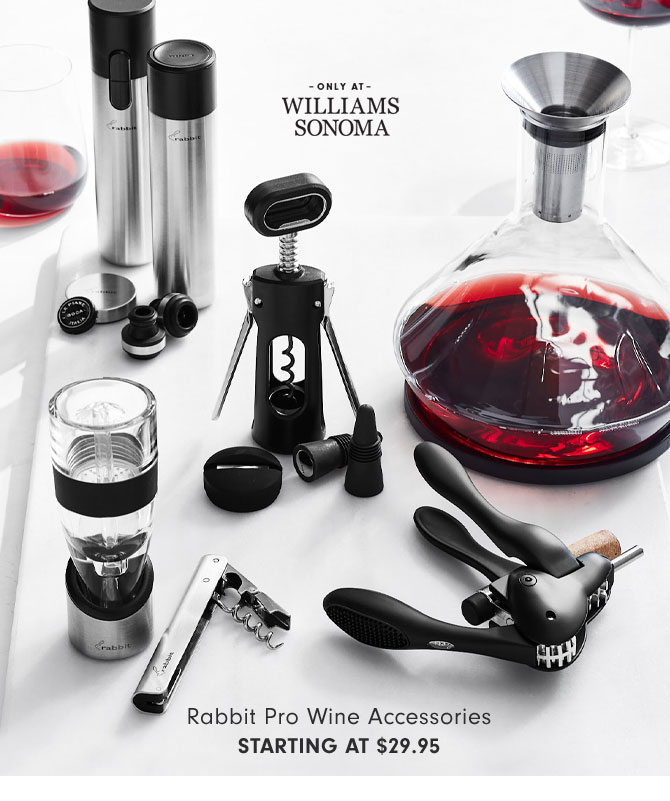 Rabbit Pro Wine Accessories Starting at $29.95