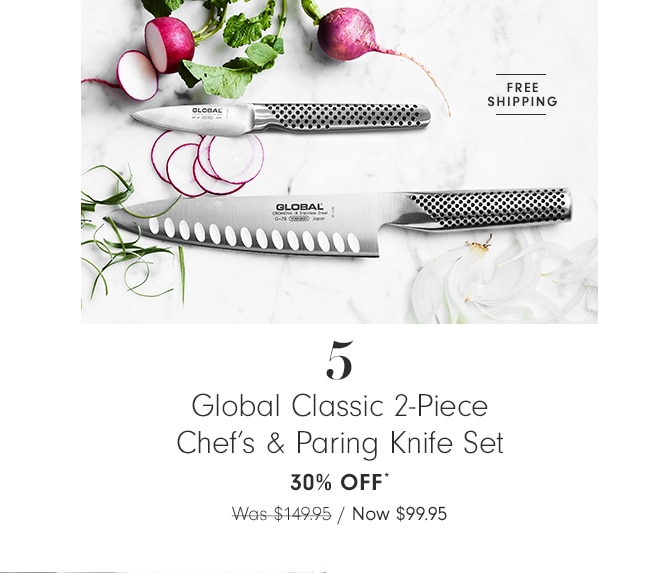 Global Classic 2-Piece Chef’s & Paring Knife Set - 30% OFF*