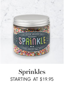 Sprinkles Starting at $19.95