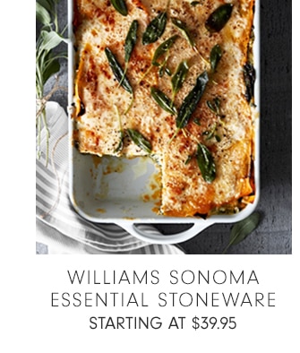 Williams Sonoma Essential Stoneware - starting at $39.95