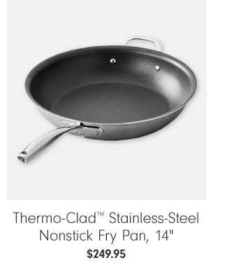 Thermo-Clad™ Stainless-Steel Nonstick Fry Pan, 14" $249.95