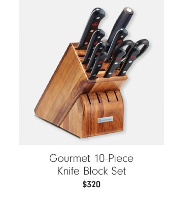 Gourmet 10-Piece Knife Block Set $320