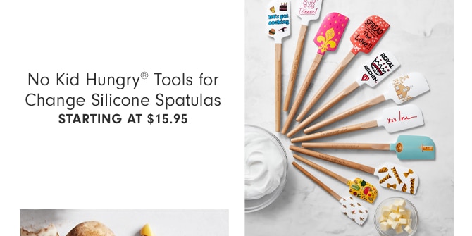 No Kid Hungry® Tools for Change Silicone Spatulas - Starting at $15.95