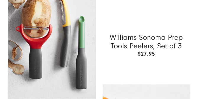 Williams Sonoma Prep Tools Peelers, Set of 3 - $27.95