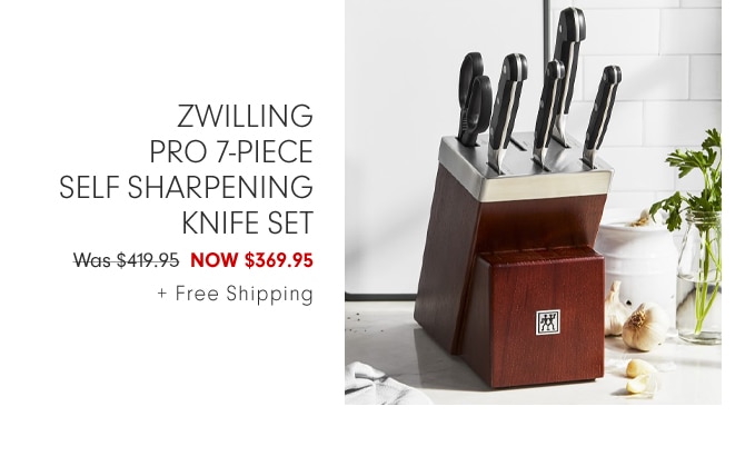 Zwilling Pro 7-Piece Self Sharpening Knife Set - NOW $369.95 + Free Shipping