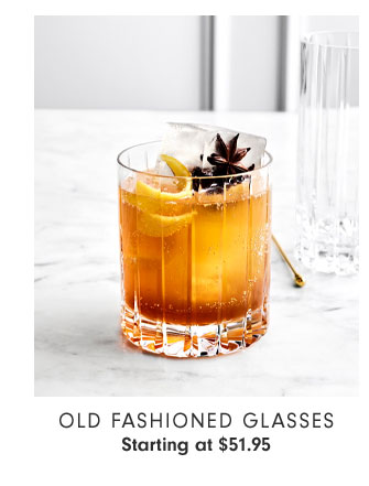 Old Fashioned Glasses Starting at $51.95