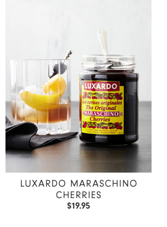 Luxardo Maraschino Cherries $19.95