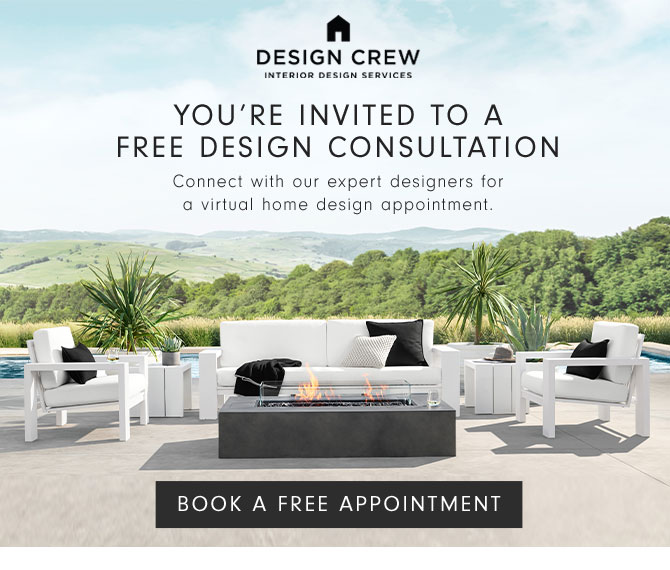 You’re invited to a free design consultation - Connect with our expert designers for a virtual home design appointment. BOOK A FREE APPOINTMENT