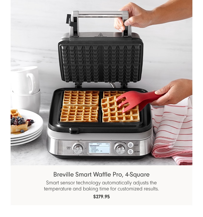 Breville Smart Waffle Pro, 4-Square - $279.95