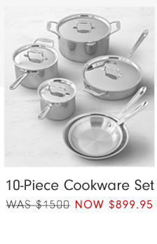 10-Piece Cookware Set NOW $899.95