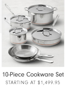 10-Piece Cookware Set Starting at $1,499.95