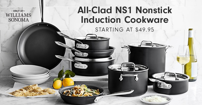 All-Clad NS1 Nonstick Induction Cookware Starting at $49.95