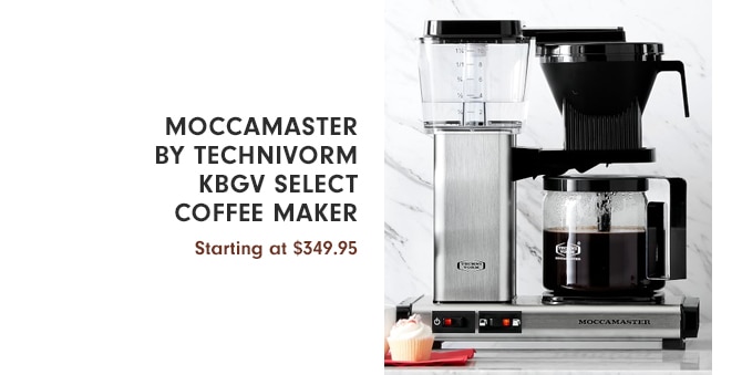 Moccamaster by Technivorm KBGV Select Coffee Maker $349.95