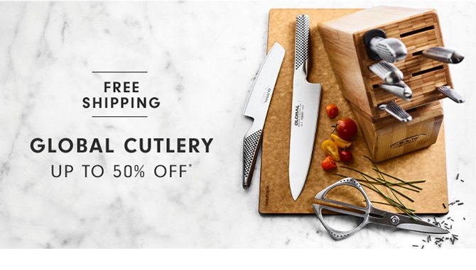 GLOBAL CUTLERY - UP TO 50% OFF*