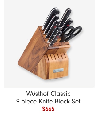 Wüsthof Classic 9-piece Knife Block Set - $665