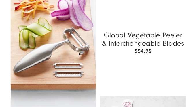 Global Vegetable Peeler & Interchangeable Blades - $54.95