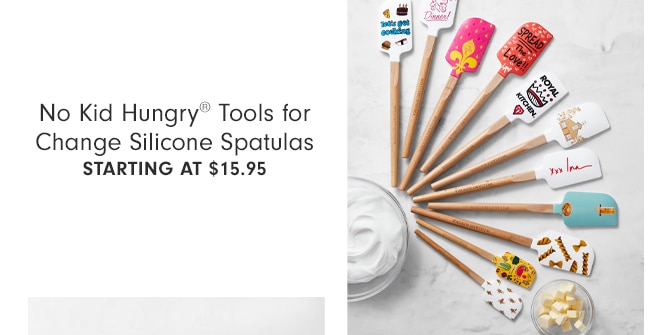 No Kid Hungry® Tools for Change Silicone Spatulas - Starting at $15.95