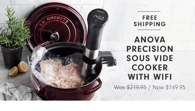 ANOVA PRECISION SOUS VIDE COOKER WITH WIFI - NOW $149.95