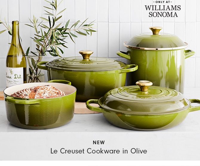 Le Creuset Cookware in Olive