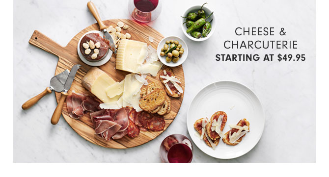 Cheese & Charcuterie STARTING AT $49.95