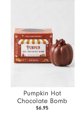 Pumpkin Hot Chocolate Bomb $6.95