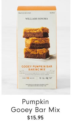 Pumpkin Gooey Bar Mix $15.95