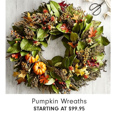 Pumpkin Wreaths Starting at $99.95