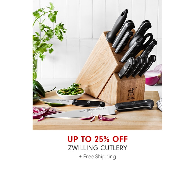 Up to 25% Off Zwilling Cutlery + Free Shipping