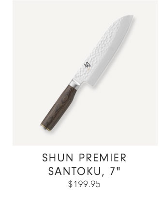 Shun Premier Santoku, 7" $199.95