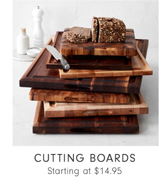 Cutting Boards Starting at $14.95