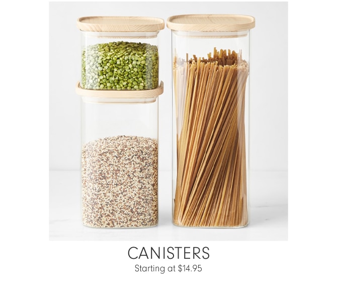 Canisters - Starting at $14.95