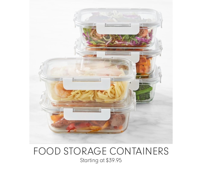 Food Storage Containers - Starting at $39.95