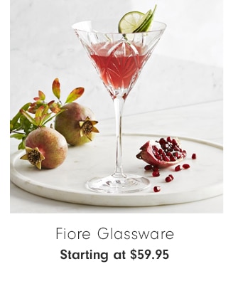 Fiore Glassware - Starting at $59.95