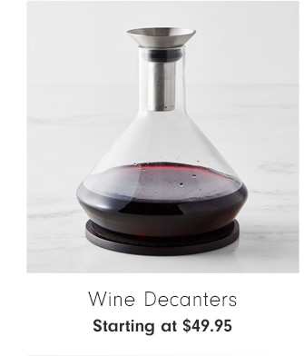 Wine Decanters - Starting at $49.95