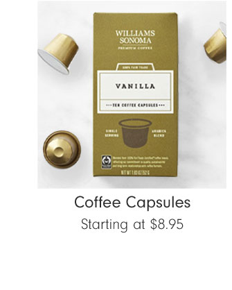 Coffee Capsules Starting at $8.95