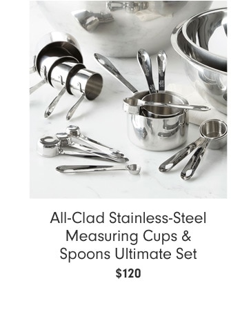 All-Clad Stainless-Steel Measuring Cups & Spoons Ultimate Set