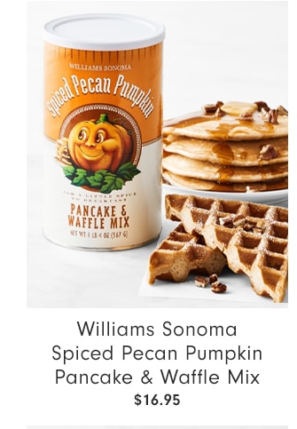 Williams Sonoma Spiced Pecan Pumpkin Pancake & Waffle Mix - $16.95