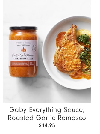 Gaby Everything Sauce, Roasted Garlic Romesco - $14.95