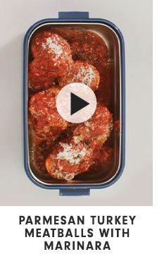 Parmesan turkey meatballs with marinara