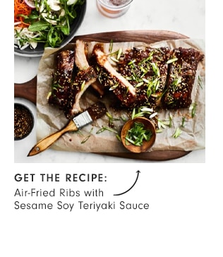 GET THE RECIPE: Air-Fried Ribs with Sesame Soy Teriyaki Sauce