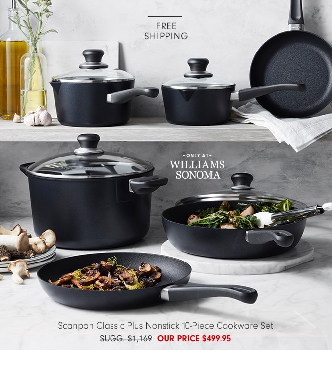 Scanpan Classic Plus Nonstick 10-Piece Cookware Set - OUR PRICE $499.95