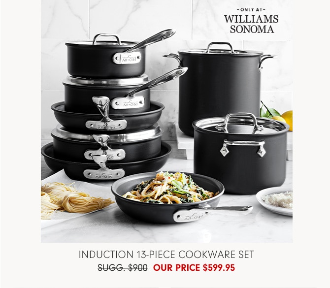 Induction 13-Piece Cookware Set - Our Price $599.95