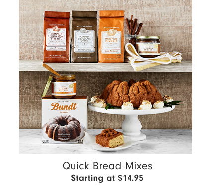 Quick Bread Mixes Starting at $14.95