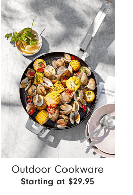 Outdoor Cookware Starting at $29.95