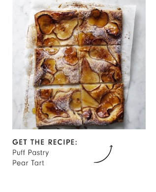 get the recipe: Puff Pastry Pear Tart