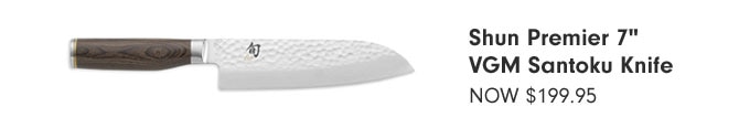 Shun Premier 7" VGM Santoku Knife NOW $199.95